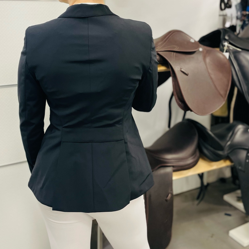 Cavallo Ganim Pro Ladies Short Tailcoat Show Jacket - Black-2