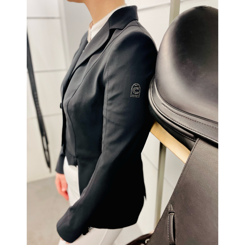 Cavallo Ganim Pro Ladies Short Tailcoat Show Jacket - Black-1