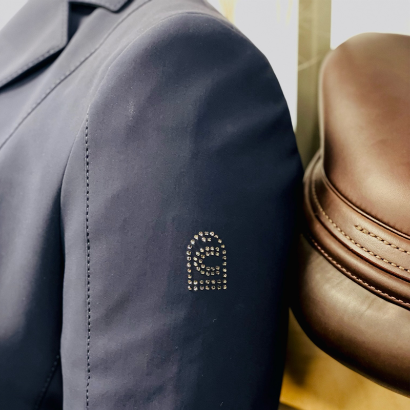 Cavallo Ganim Pro Ladies Short Tailcoat Show Jacket - Deep Blue-3