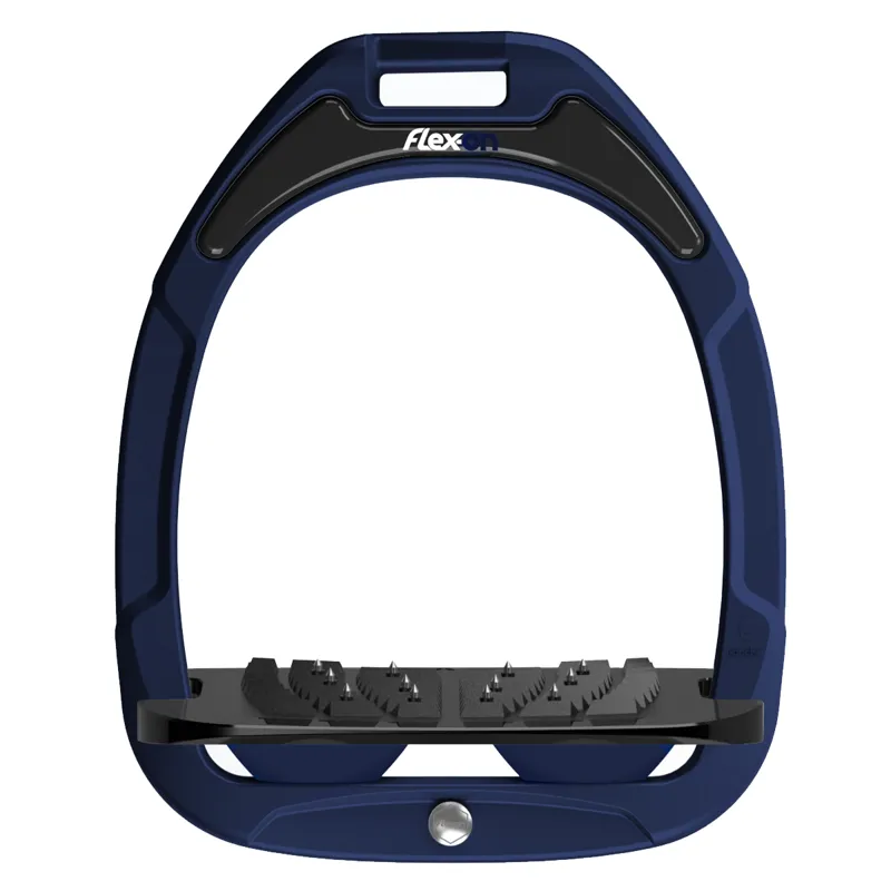Flex-On Green Composite Stirrups - Inclined Ultra Grip - Navy/Black/Navy