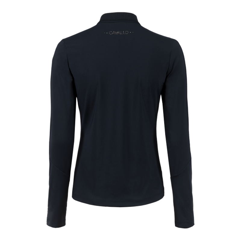 Cavallo Gestina Ladies Long Sleeve Polo - Dark Blue-1