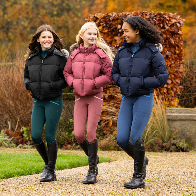 LeMieux Young Rider Gia Puffer Jacket - Navy-7