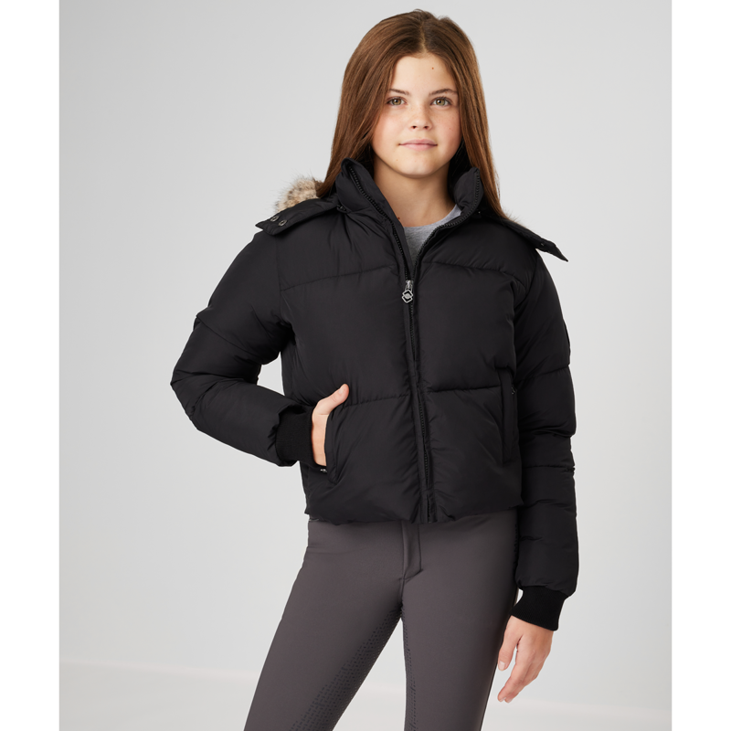 LeMieux Young Rider Gia Puffer Jacket - Black-3