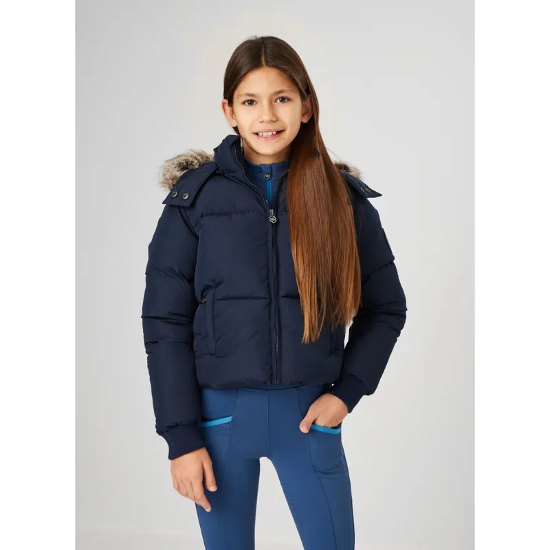 LeMieux Young Rider Gia Puffer Jacket - Navy-5