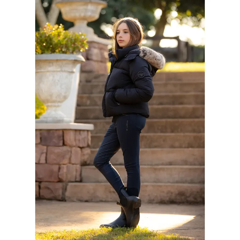 LeMieux Young Rider Gia Puffer Jacket - Navy-4