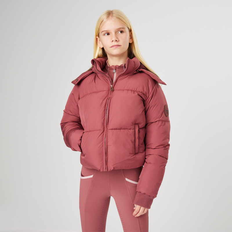 LeMieux Young Rider Gia Puffer Jacket - Orchid-3