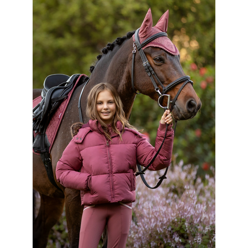 LeMieux Young Rider Gia Puffer Jacket - Orchid-5