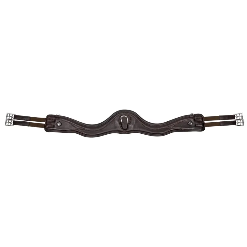 LeMieux GelTek Anatomic Curve GP Jump Girth - Brown