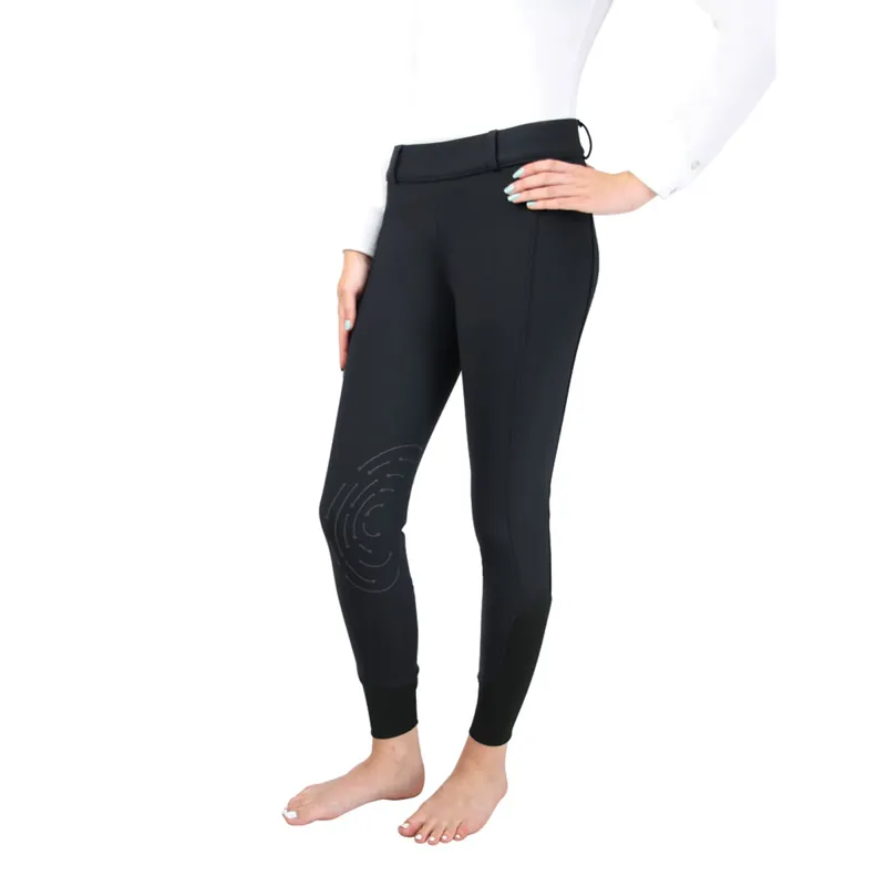Hy Equestrian Glacial Softshell Riding Tights - Black
