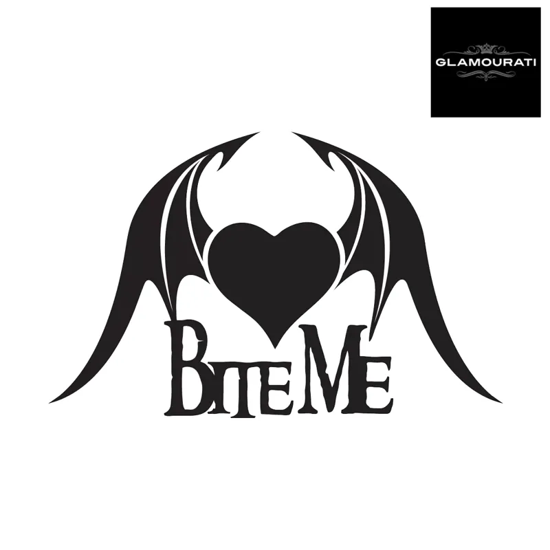Glamourati Medium Stencil Design - Bite Me
