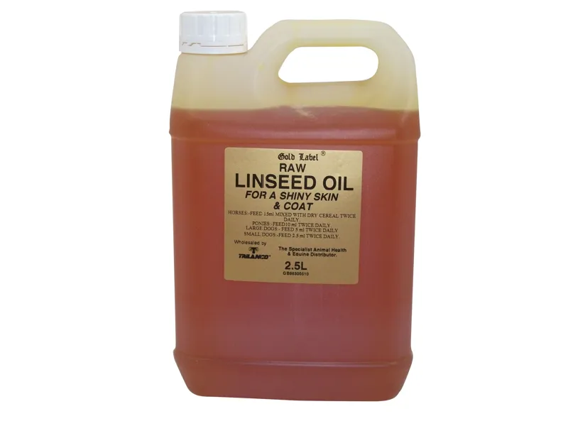 Gold Label 2.5lt Linseed Oil in Gold
