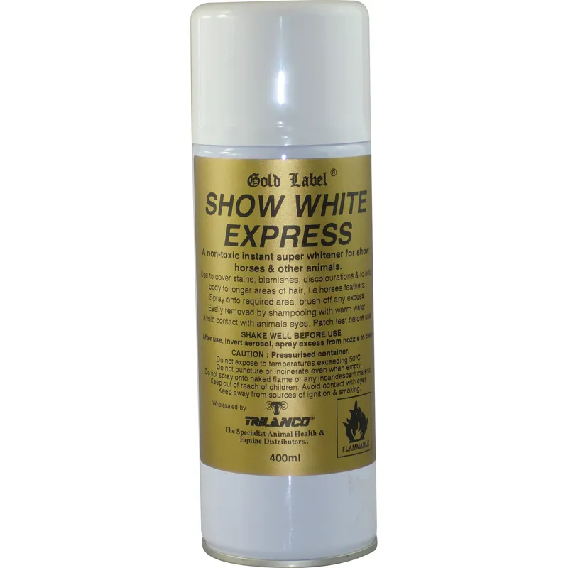 Gold Label 400ml Express White Show Stick in Gold