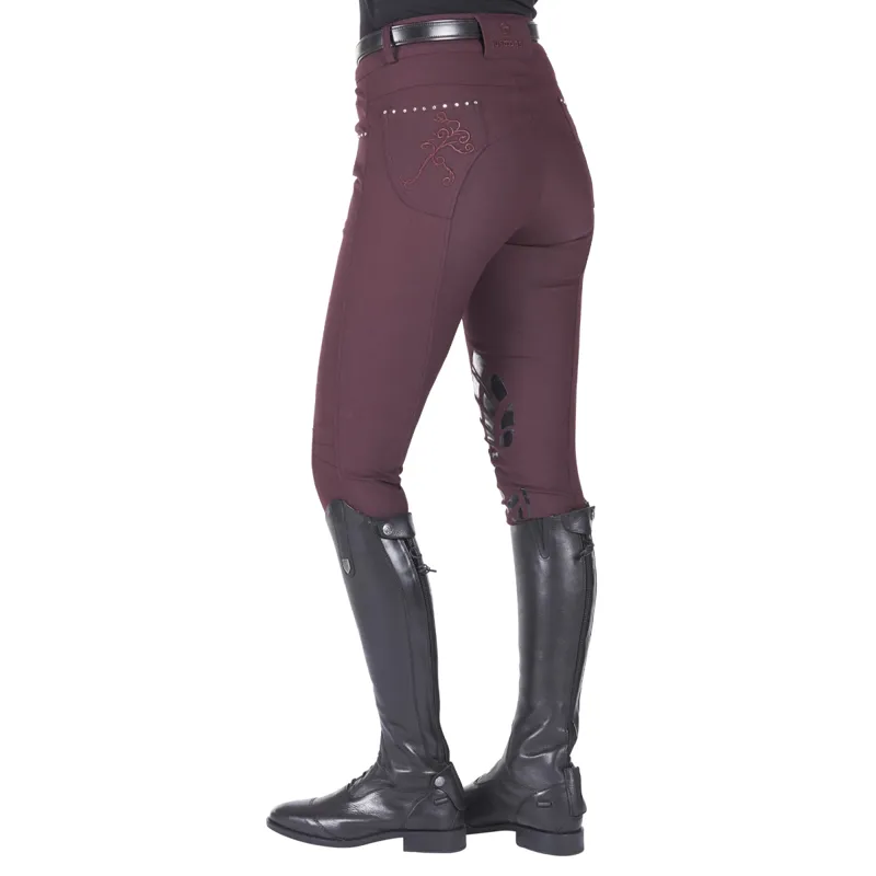 Just Togs Glitz Breeches - Wine