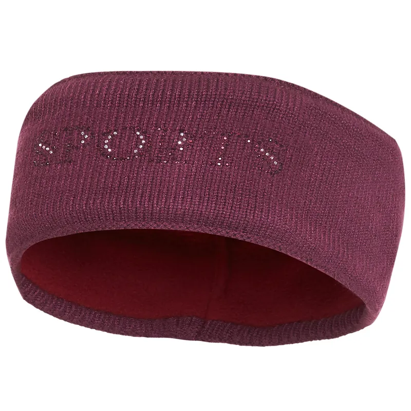 Schockemohle Style New Glossy Headband - Wine