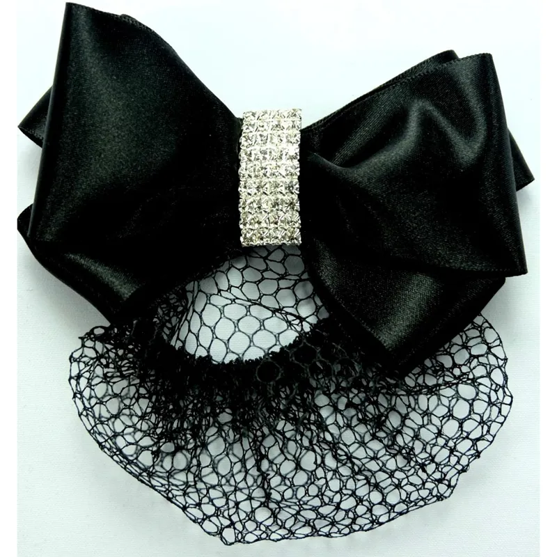 ShowQuest Hairbow and Bun Net Grace - Black