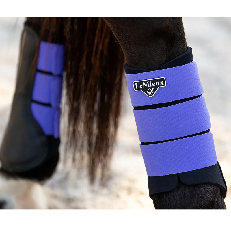 LeMieux Grafter Brushing Boot - Bluebell-3