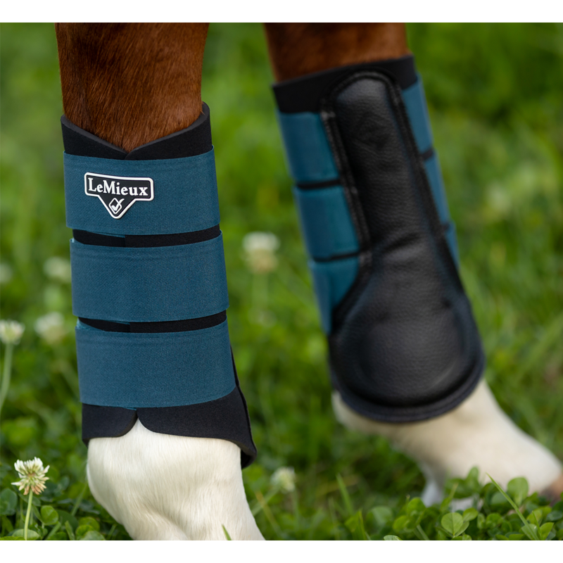 LeMieux Grafter Brushing Boots - Marine -5