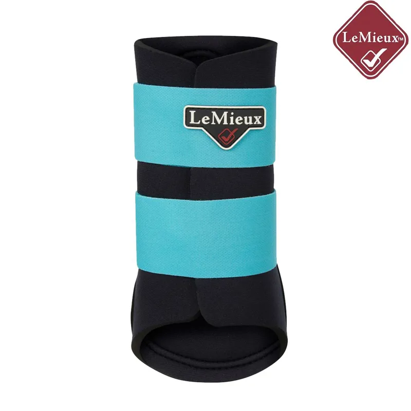 LeMieux Grafter Brushing Boot - Azure-1