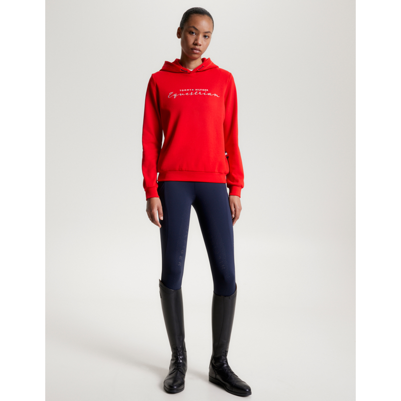 Tommy Hilfiger Women's Greenwich Graphic Hoodie - Fierce Red-4