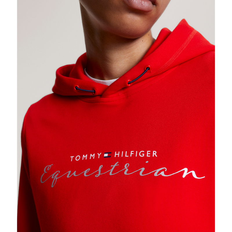 Tommy Hilfiger Women's Greenwich Graphic Hoodie - Fierce Red-5