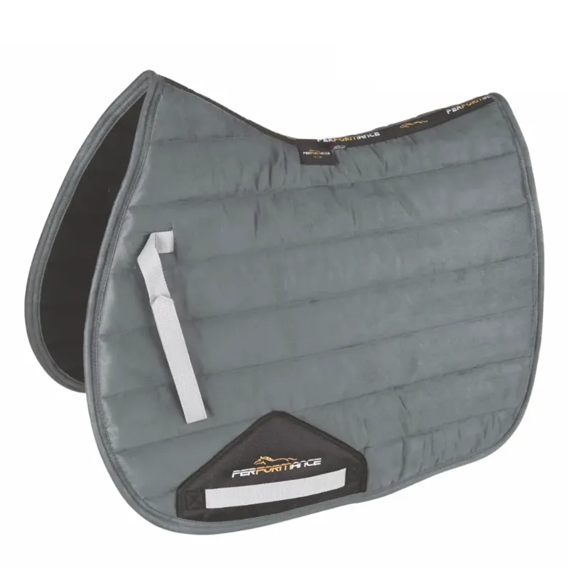 Shires ARMA High Wither Suede Comfort Pad - Grey