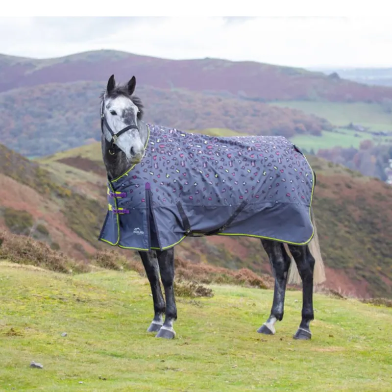 Shires Highlander Original 200 Turnout Rug - Grey Leopard