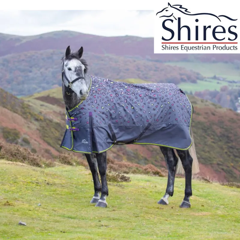 Shires Highlander Original 200 Turnout Rug - Grey Leopard-1