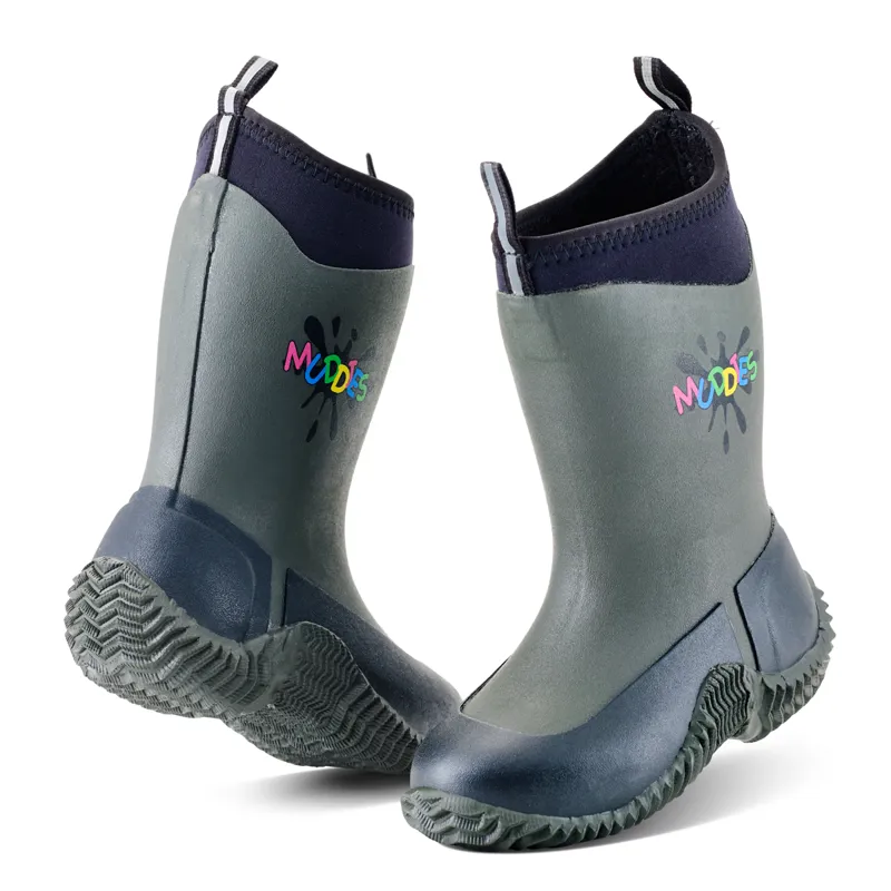 Grubs Muddies Icicle 5.0 Childs Welly Boots - Charcoal