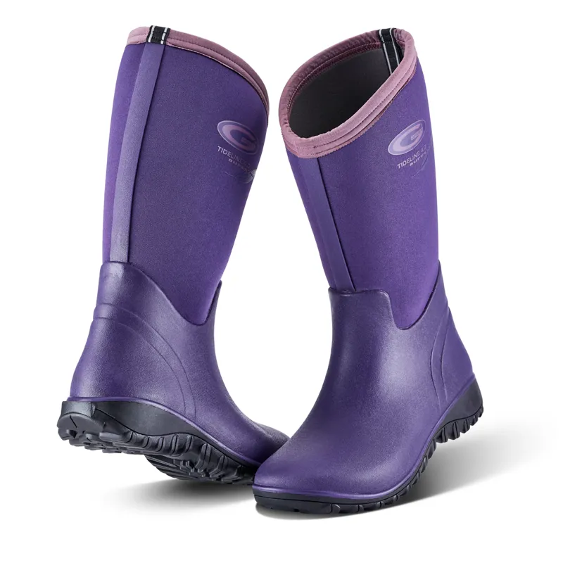 Grubs Tideline Welly Boot - Violet
