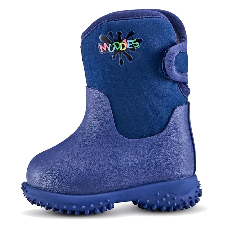 Grubs Muddies Puddle Wellies - Bellweather Blue-1