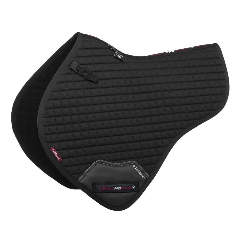 LeMieux Cotton Close Contact Half Square - Black