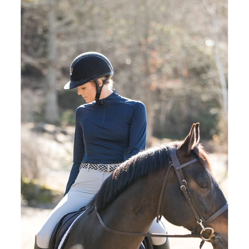 Stierna Halo 2.0 Long Sleeve Base Layer - Dark Navy-3