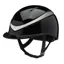 Charles Owen Halo Gloss Riding Hat - Black/Platinum