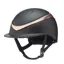Charles Owen Halo Riding Hat - Black/Rose Gold