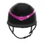 Charles Owen Halo CX Riding Hat - Black Gloss/Black Matt/Pink