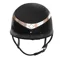 Charles Owen Halo CX Riding Hat - Black Astral/Black Gloss/Rose Gold/Constellation Crystals