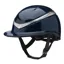 Charles Owen Halo Luxe Gloss Riding Hat - Navy/Platinum
