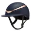 Charles Owen Halo Luxe Riding Hat - Navy/Rose Gold