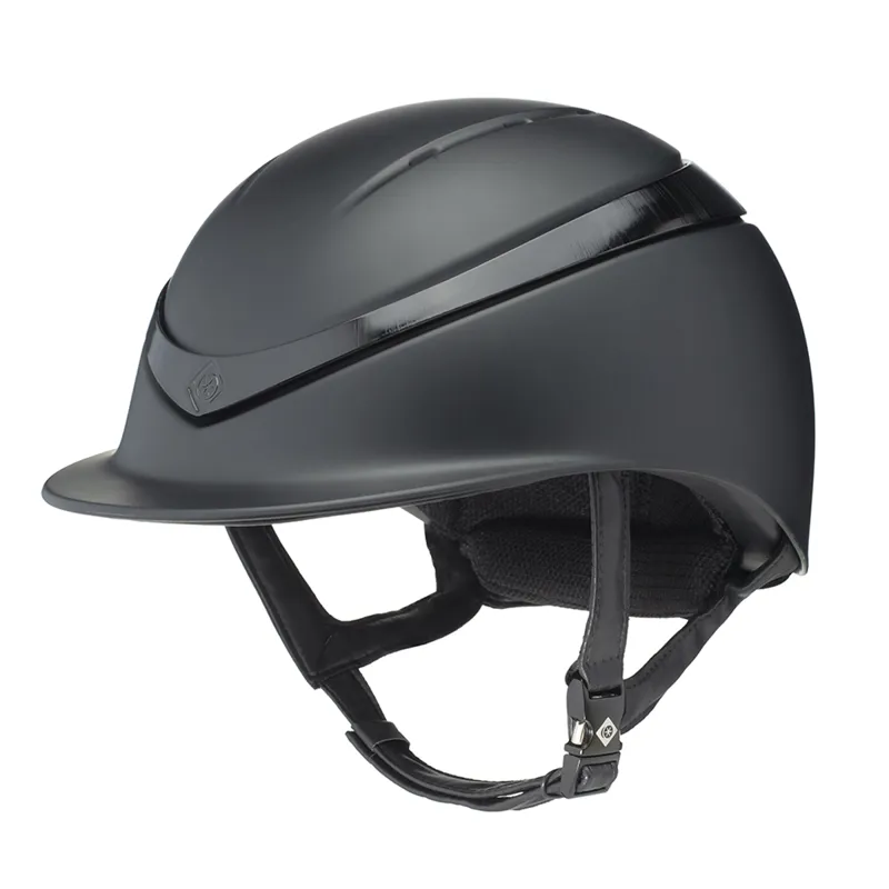 Charles Owen Halo Riding Hat With MIPS - Black Matte/Black Gloss