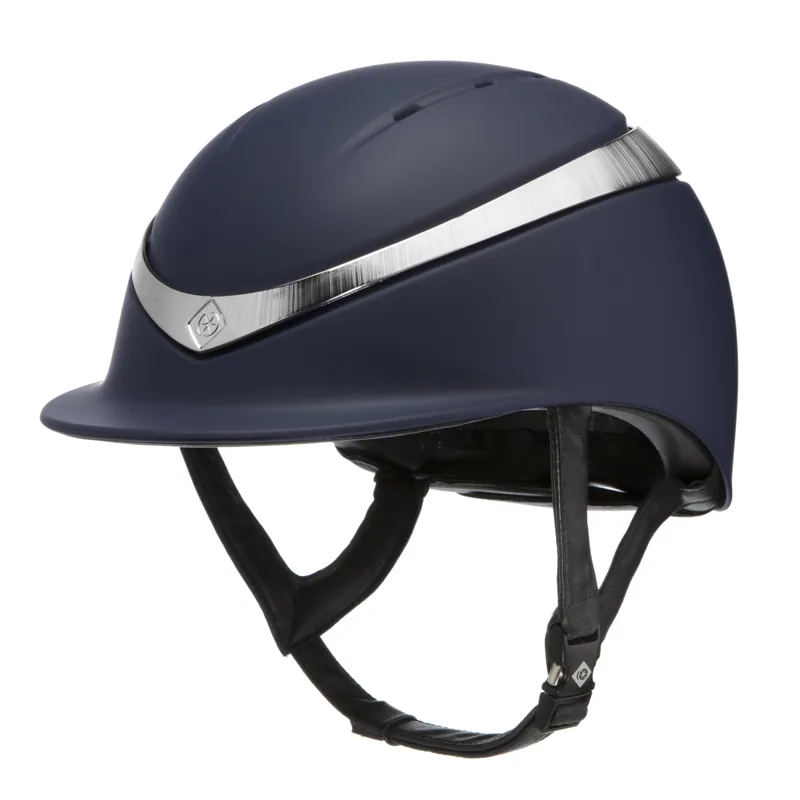 Charles Owen Halo Riding Hat With MIPS - Navy/Platinum