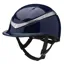 Charles Owen Halo Gloss Riding Hat - Navy/Platinum