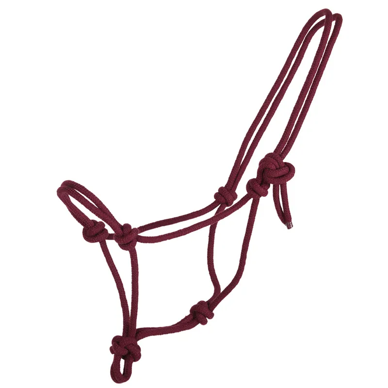 QHP Rope Halter Basic - Burgundy