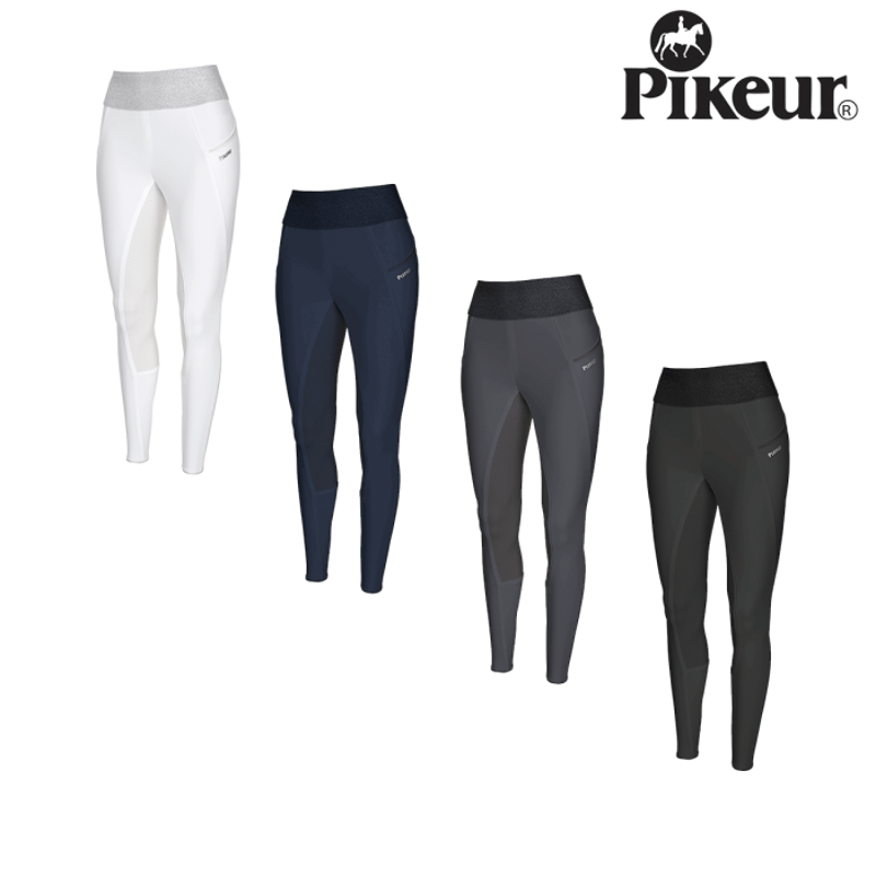 Pikeur Hanne Grip Athleisure Breeches - Black-2