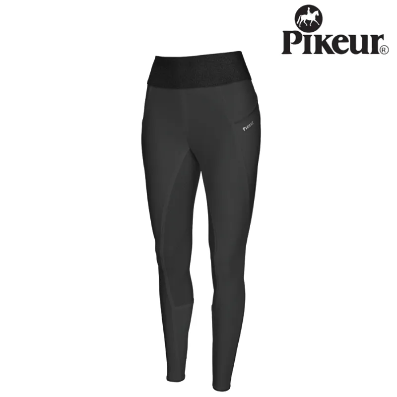 Pikeur Hanne Grip Athleisure Breeches - Dark Shadow-3
