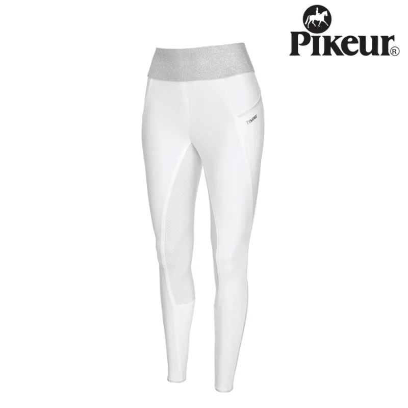 Pikeur Hanne Grip Athleisure Breeches - White