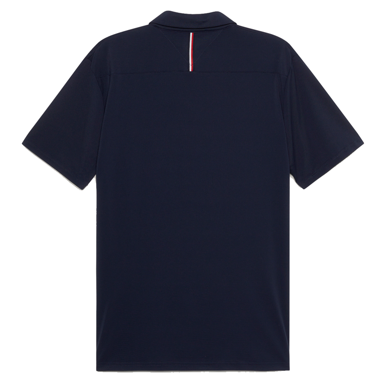 Tommy Hilfiger Men's Harlem Short Sleeve Logo Polo Shirt - Desert Sky-1