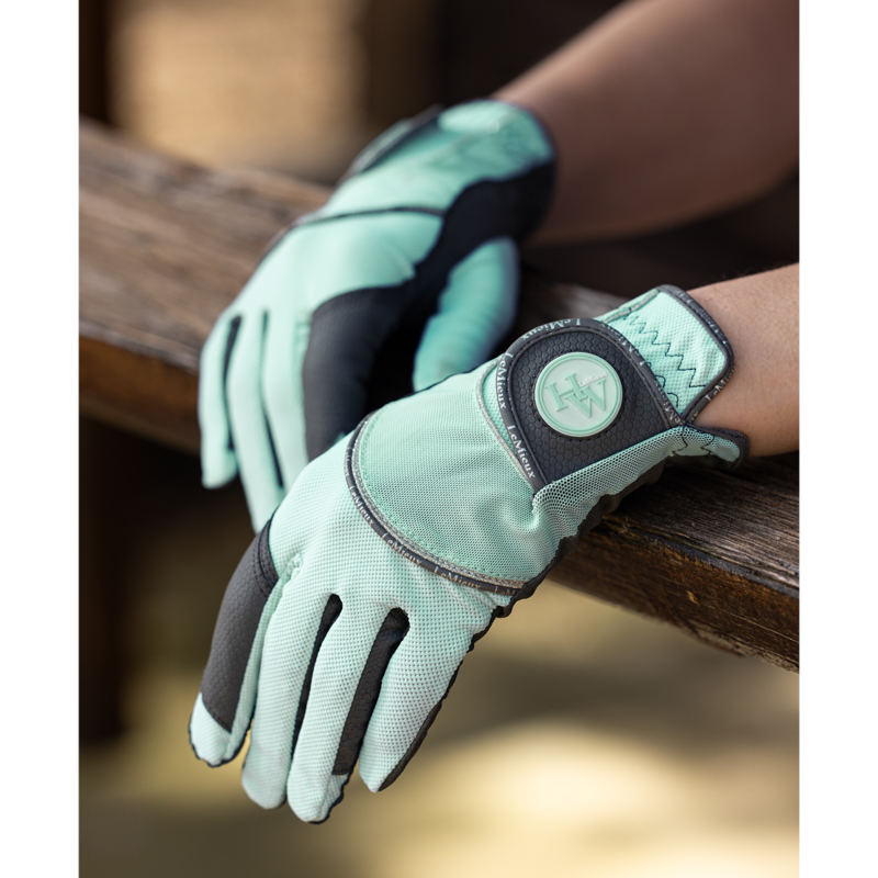 LeMieux Children's Harlow Gloves - Softmint-1