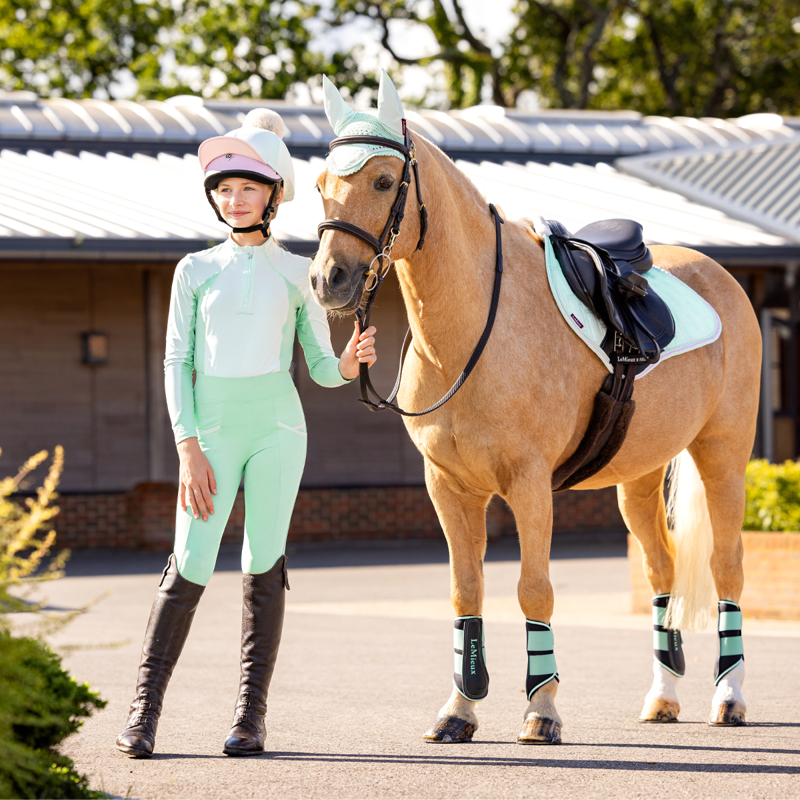 LeMieux Harlow Fly Hood - Softmint-2