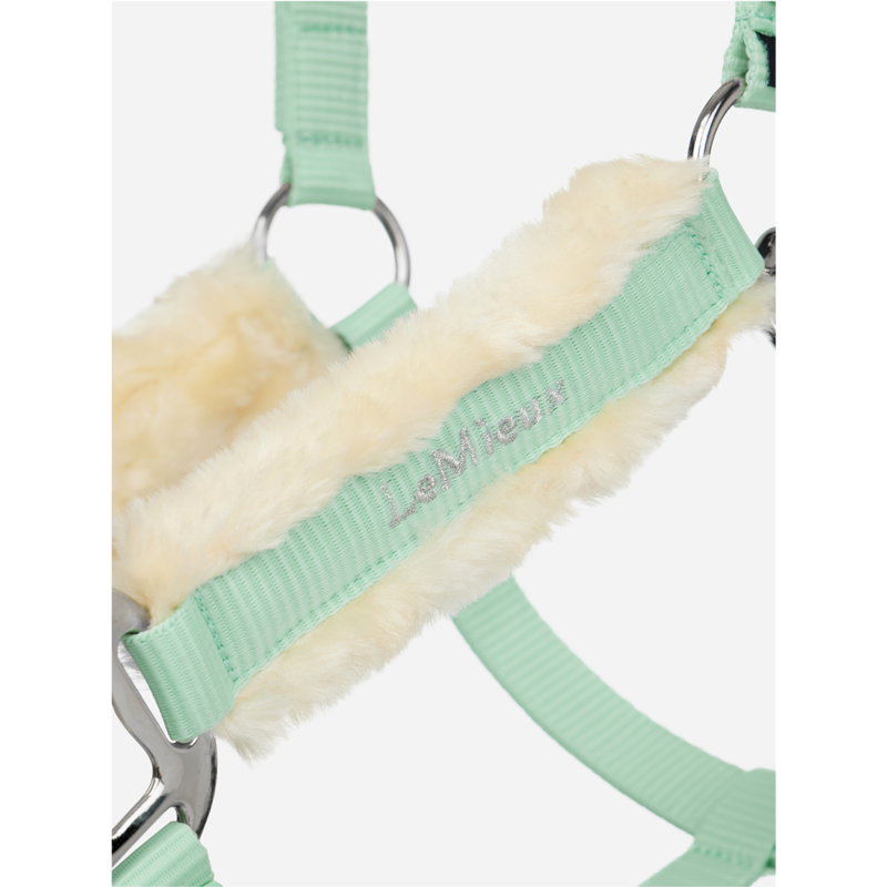 LeMieux Harlow Plush Headcollar - Softmint-1