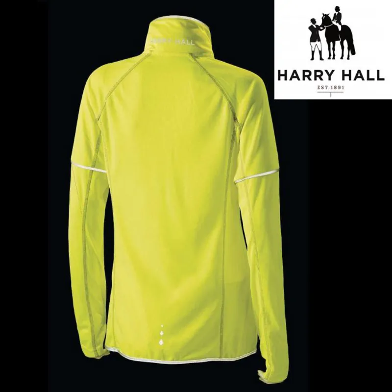 Harry Hall Hi Viz Long Sleeved Top - Yellow-1